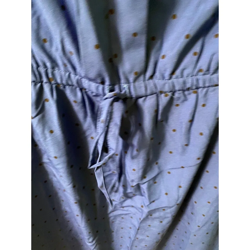Beautiful Lightweight Target Merona XL blue polka dot Dress - Image 4