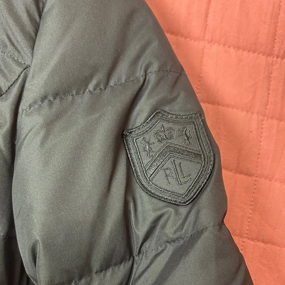 Ralph Lauren Women's Black Fur-Trimmed Hooded Jacket - Image 5