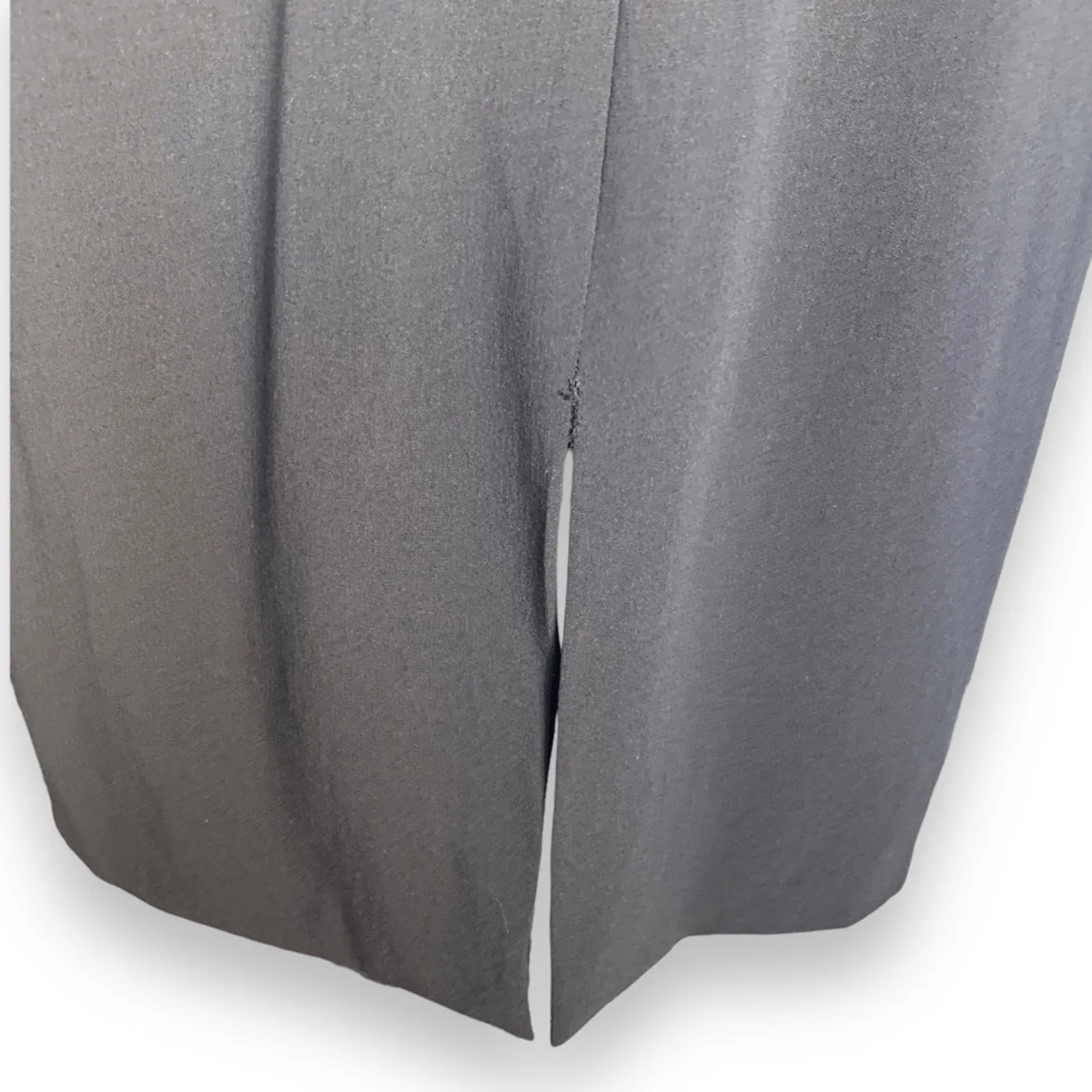 Vintage 90s Giorgio Armani Classico Black Wool Skirt IT 50 Made in Italy Skirt - Image 6