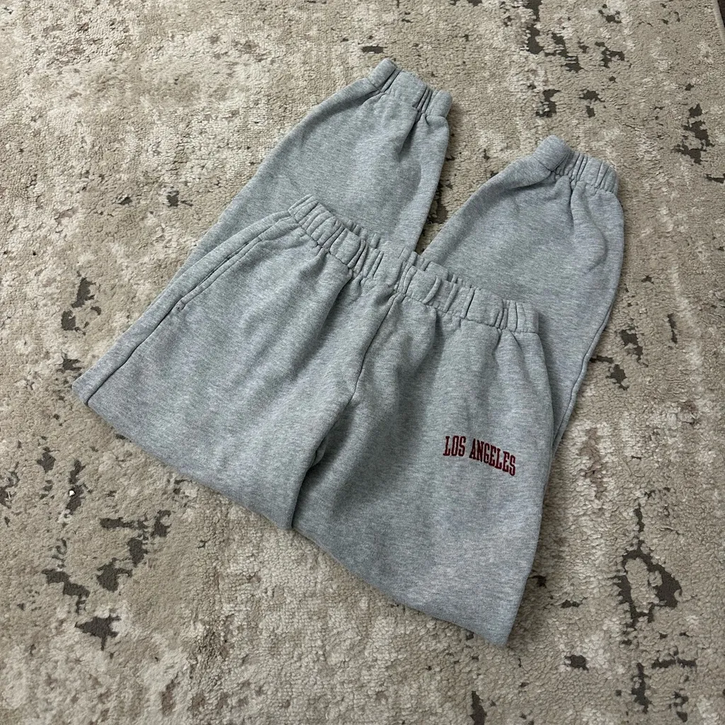John Galt Silver Los Angeles Sweatpants - Image 2
