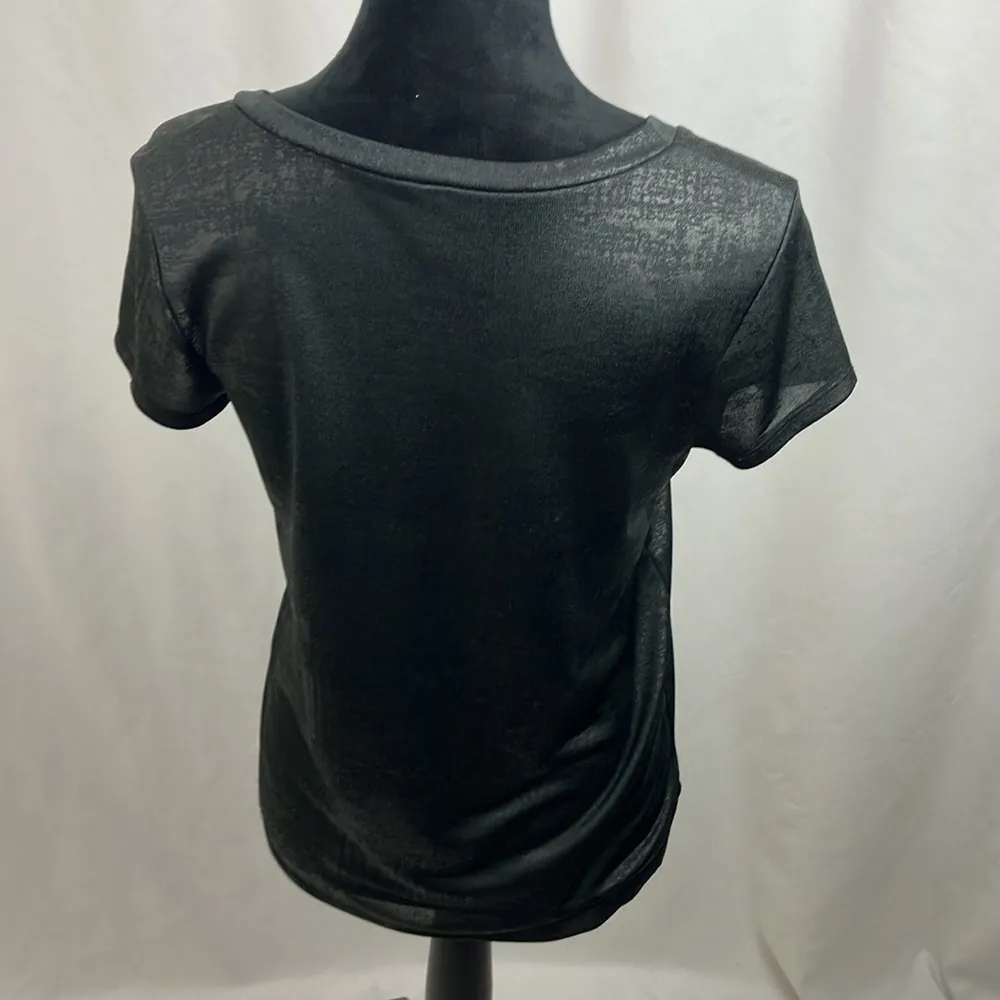 Mossimo black short sleeves top women’s size small perfect - Image 4