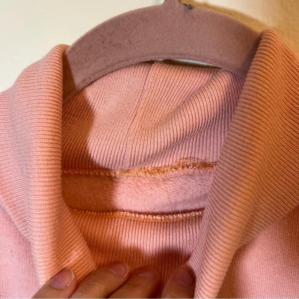 Vintage Rocky Mountains Peach Teal Turtleneck Sweatshirt Styled by Vamp - Image 8