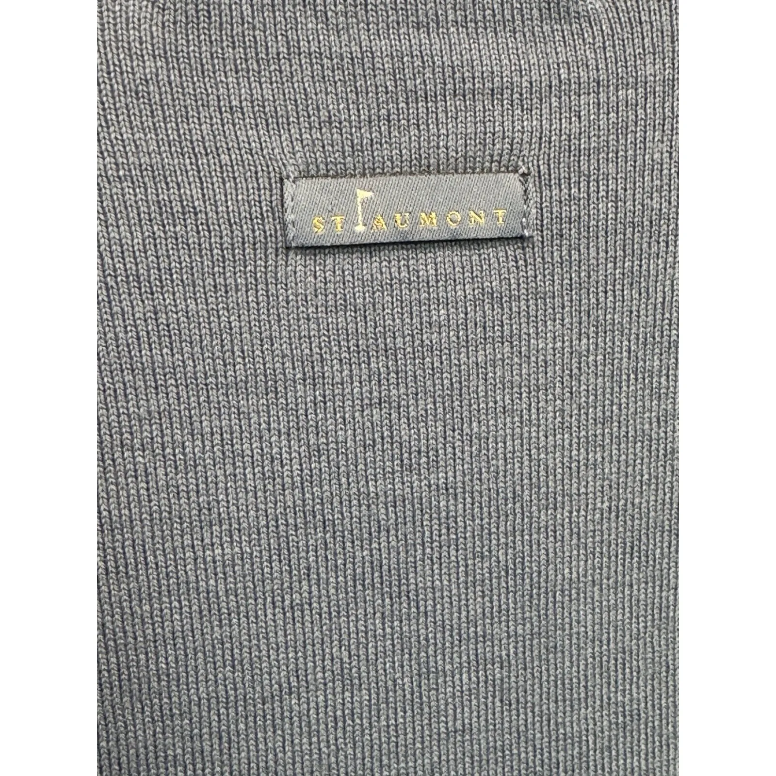 St. Aumont Golf Cardigan Women's Large Light Blue Long Sleeve V - Image 6