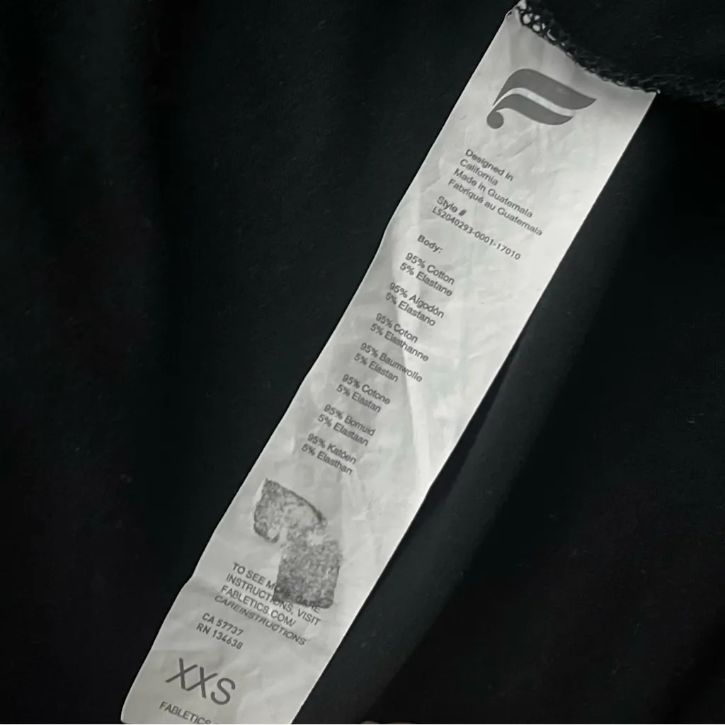 Fabletics Long Sleeve Crop Top in Size XXS - Image 6