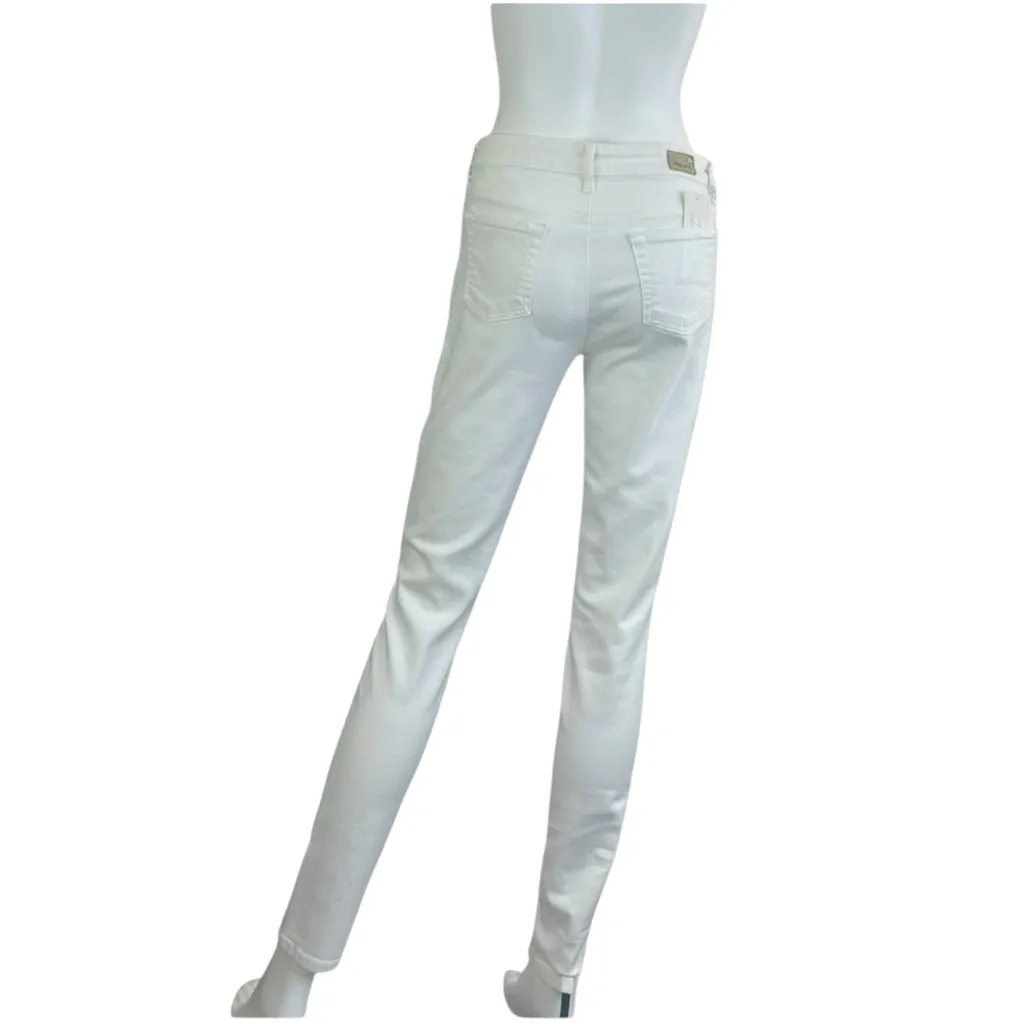 VIZCAINO White Skinny Jeans Size 4 - Image 3