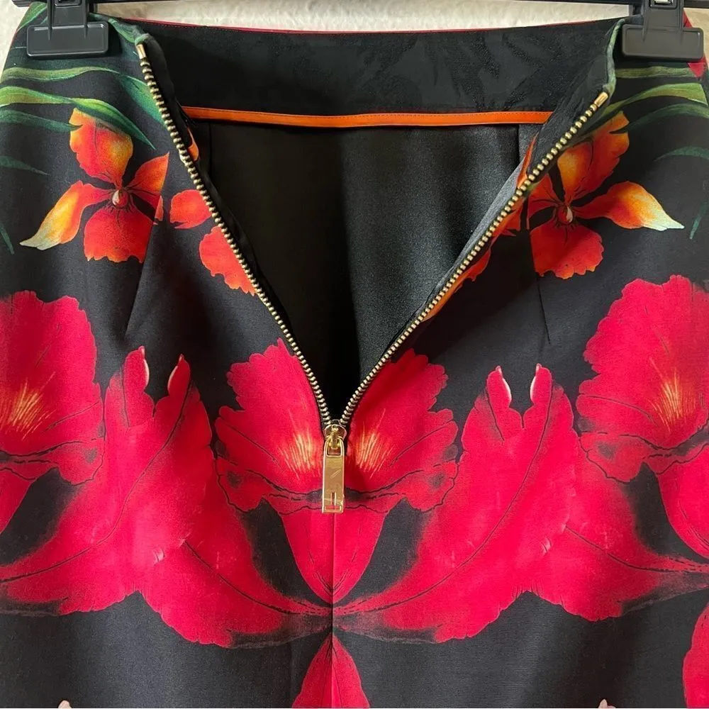 Ted Baker Tropical Toucan Pencil Skirt Size 1 - Image 8