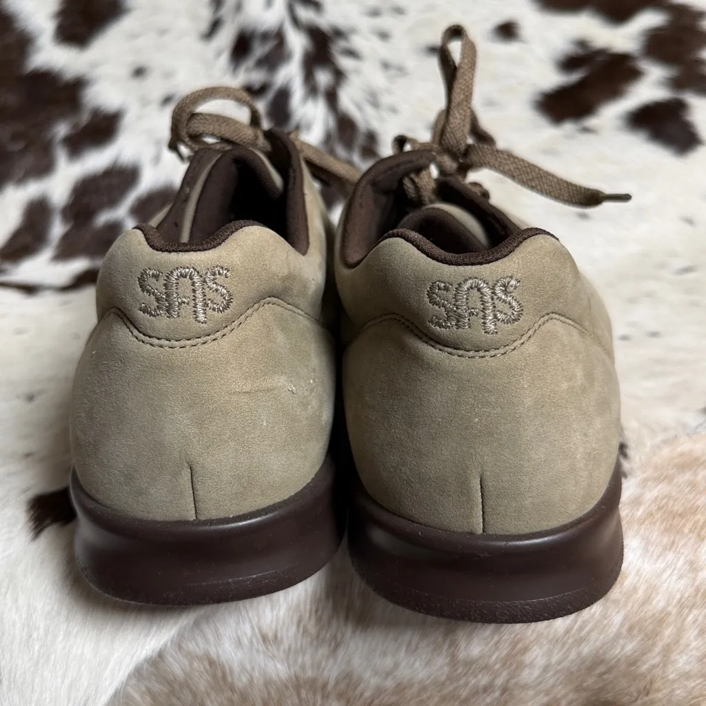 SAS FREE TIME 9 Wide Walking Shoe Comfort Career B15 Tan - Image 7