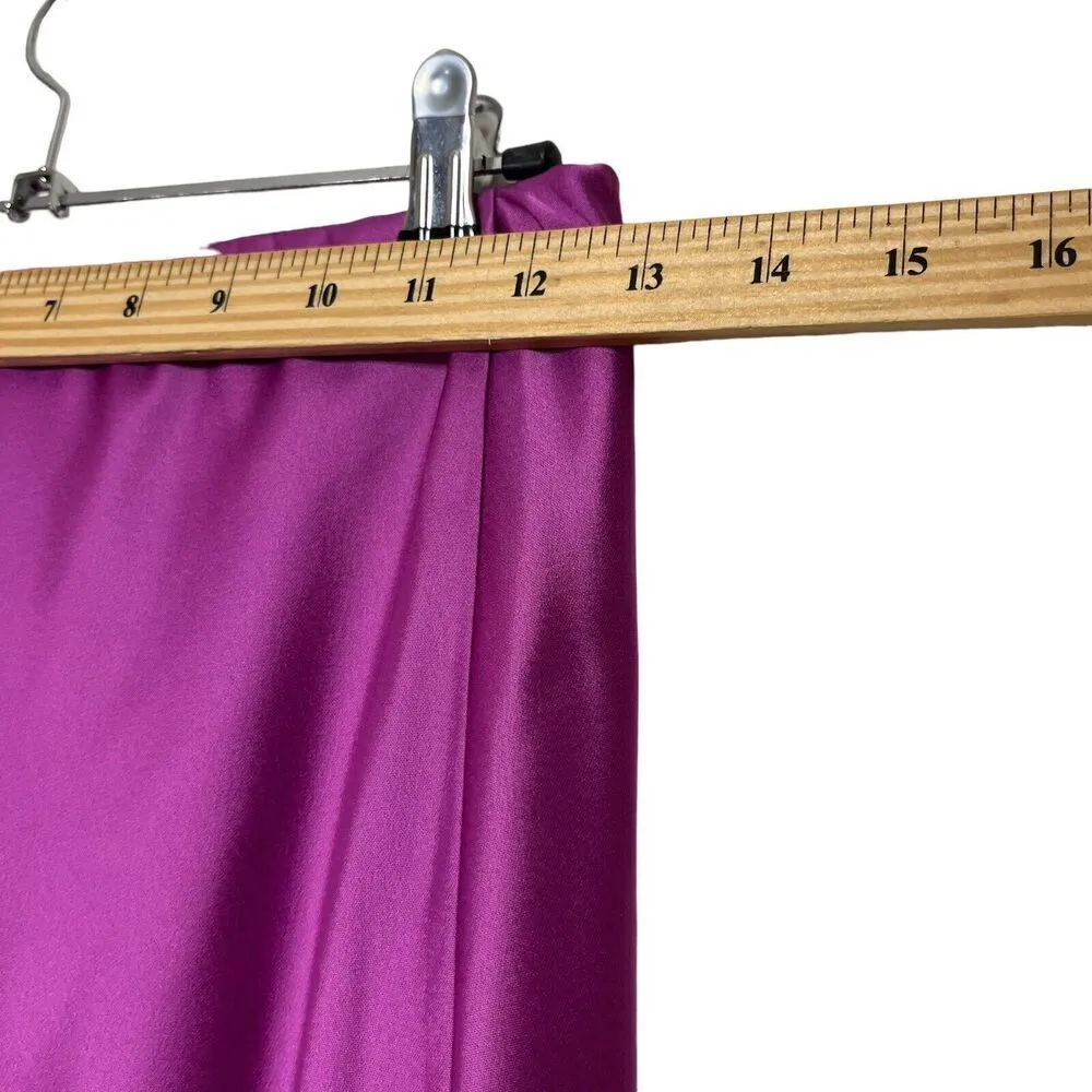 Nanushka Zarina Slip Midi Skirt Rosebud Pink Satin A - Image 9