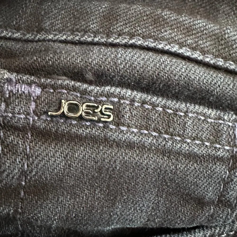 Joe’s Chelsea Dark Blue Indigo Jeans Reed Wash Size 28 Inseam 29" Raw Hem - Image 5