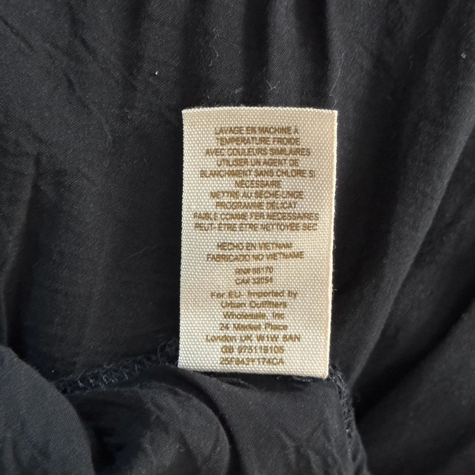 Free People Queens Love Dress Black Lace‎ Fit & Flare Mini 3/4 Sleeve Size 6 - Image 8