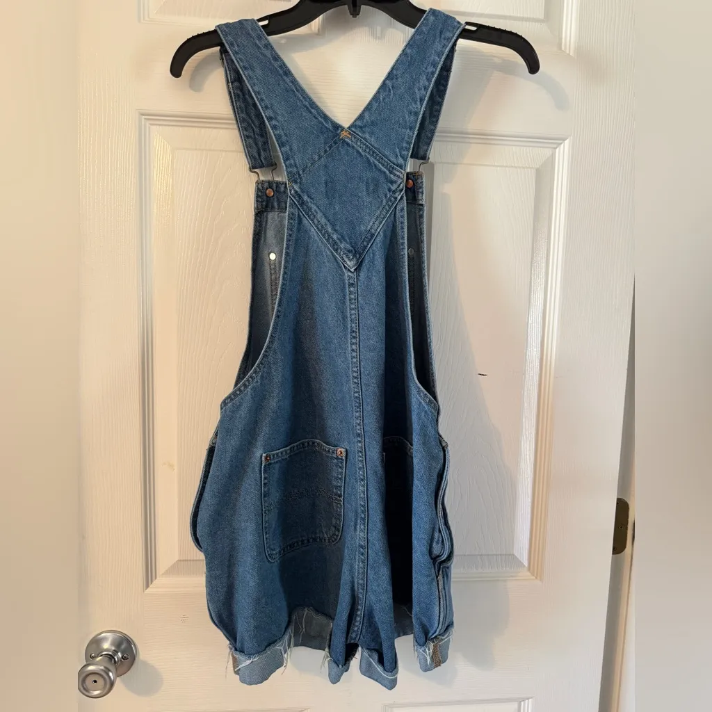 Old Navy Blue Denim Overalls - Image 2