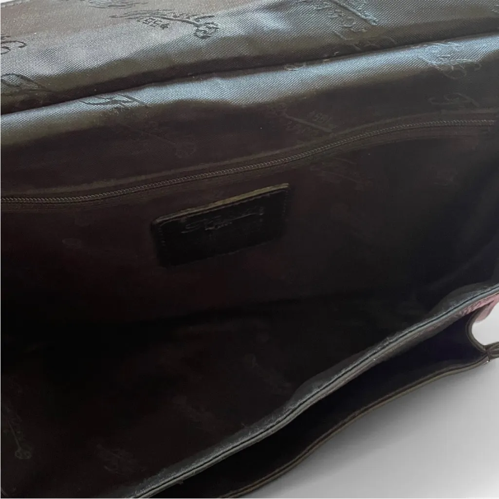 Fossil Black Crossbody Bag Leather Purse - Image 4