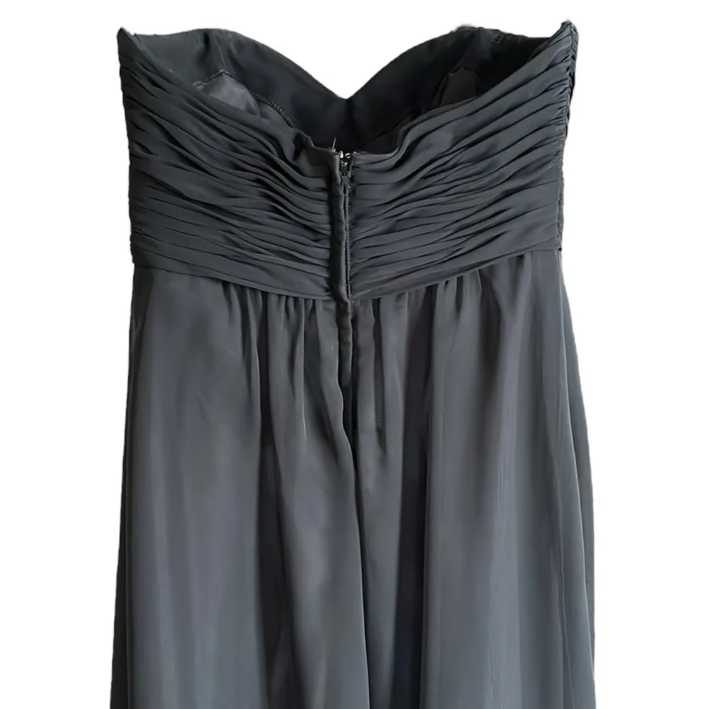 Eden Bridesmaid black strapless high low dress Size 4 - Image 7