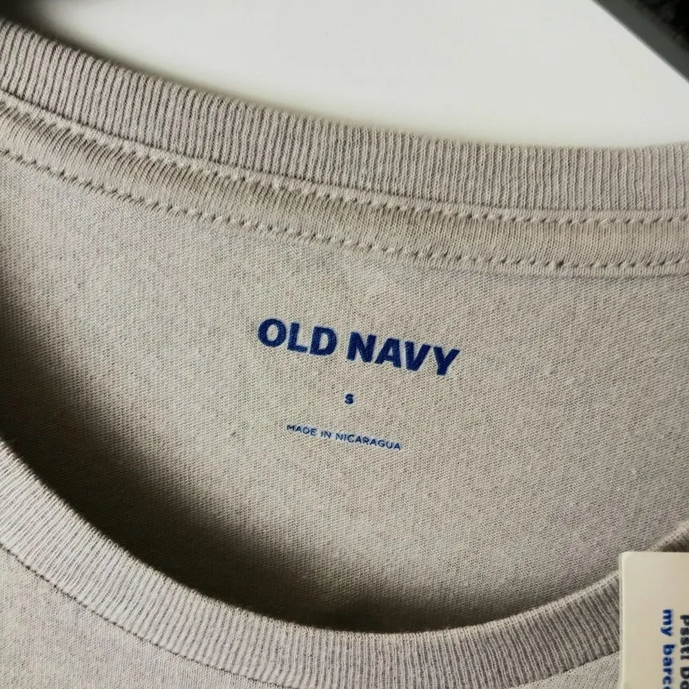 NEW Old Navy Ice Cube Rap Tee T Shirt Cream Small S Rapper 100% Cotton Solid - Image 4