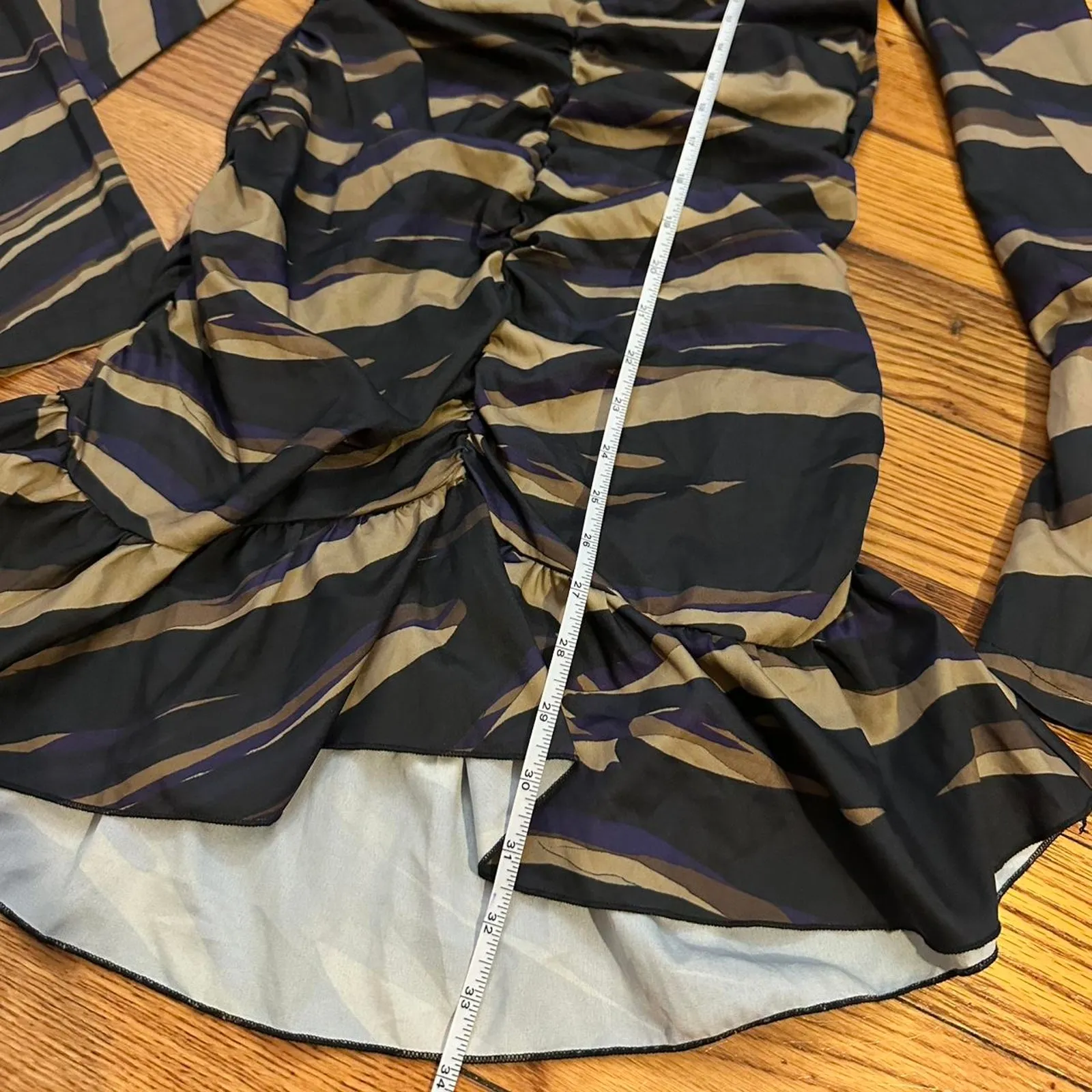 Multi coloured zebra print mini dress - Image 5