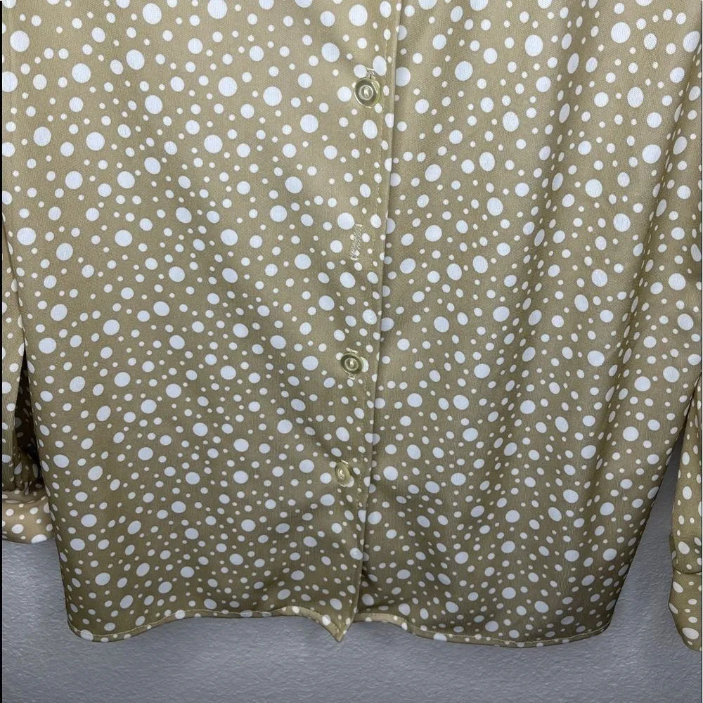 Vintage Polyester Blouse Size 8 - Image 5