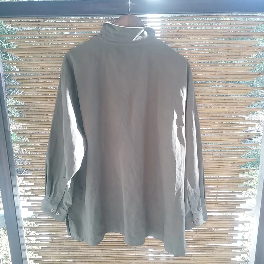 Blassport 2X Mocha Pseudo Suede Shacket Plus - Image 4