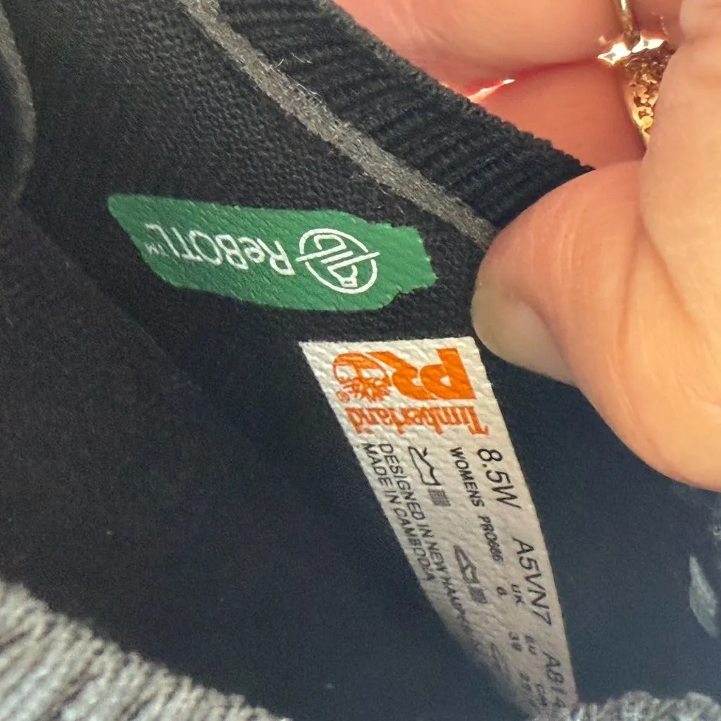 Timberland Women's Black and Mint Sneakers 8.5 - Image 12