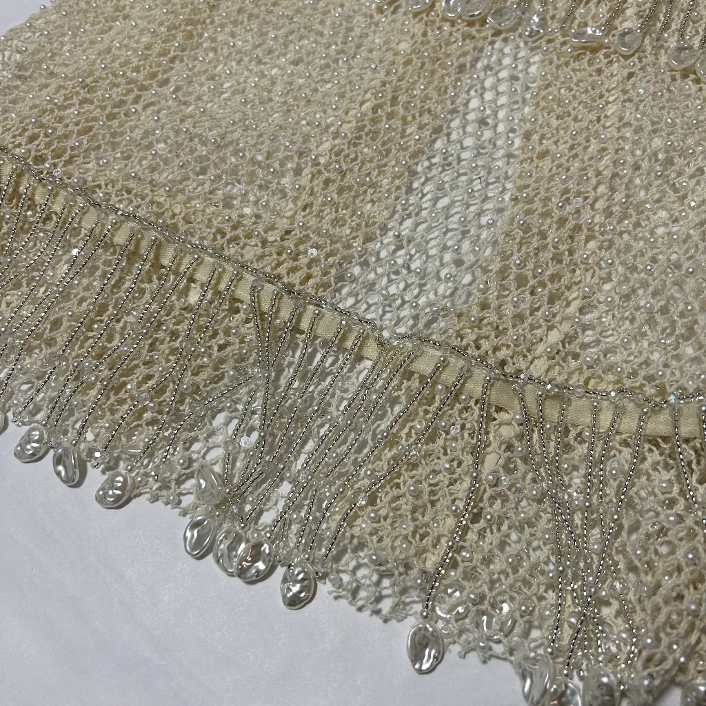 PatBO Crochet Bloom Beach Dress White Size 4 - Image 9