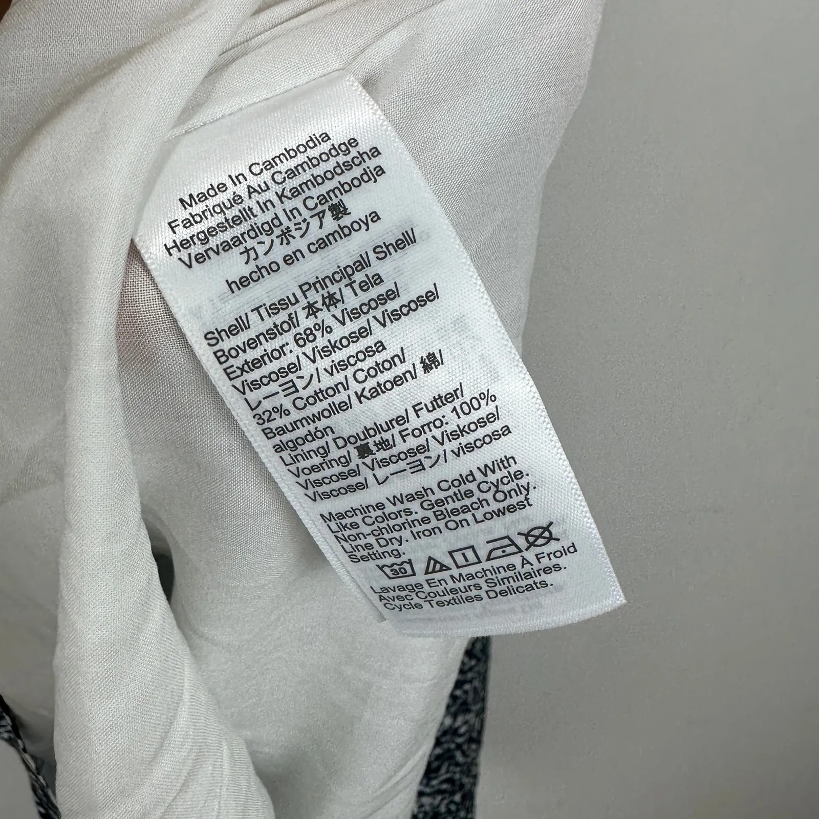 Madewell Ruched Asymmetric Midi Skirt Viscose Cotton Night Indigo US 2 NWT - Image 10