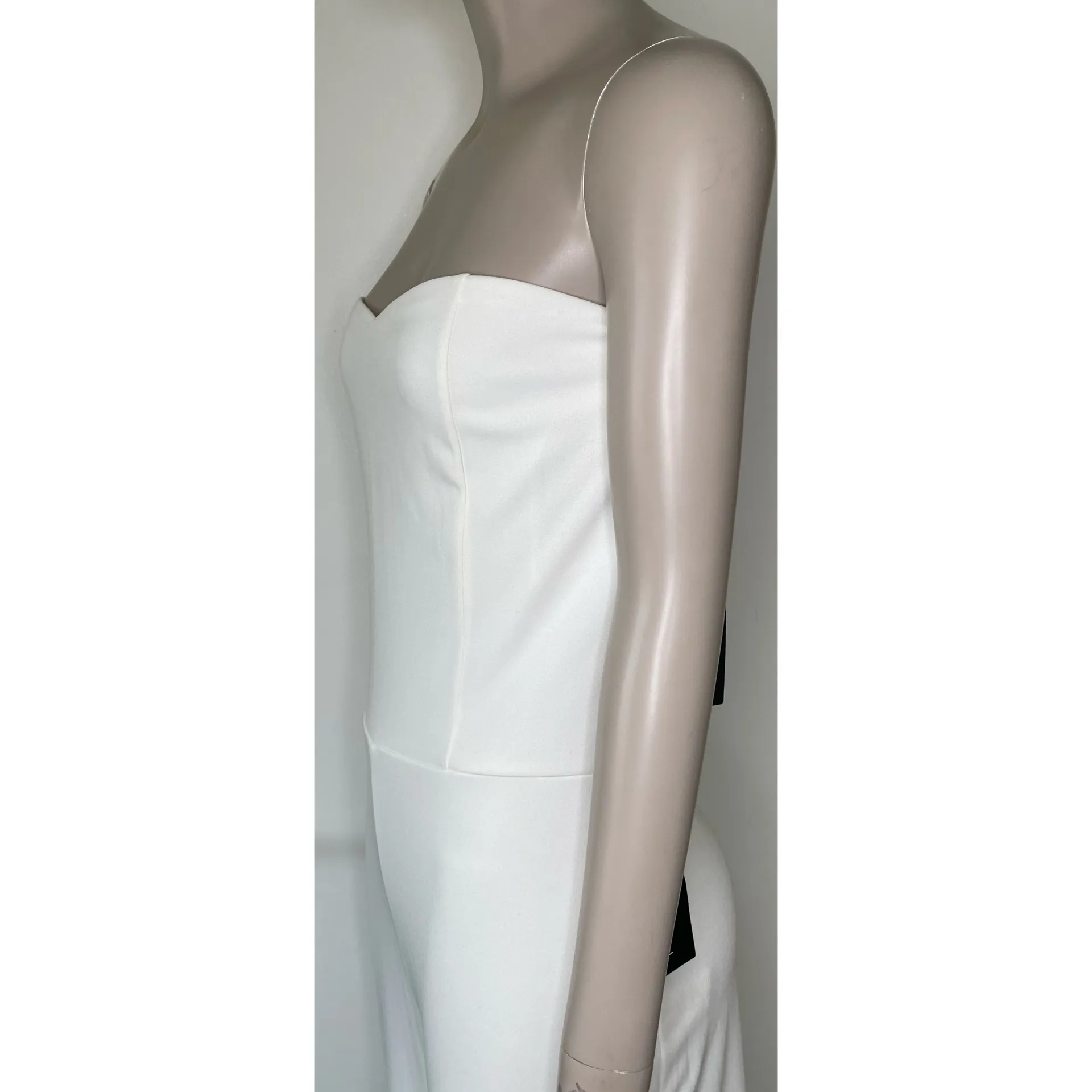 Lulus Lulu’s White Edith Strapless Jumpsuit NWT! - Image 7