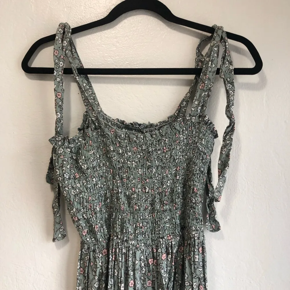 Rachel pally floral smocked midi dress size small summer wedding guest - Image 6