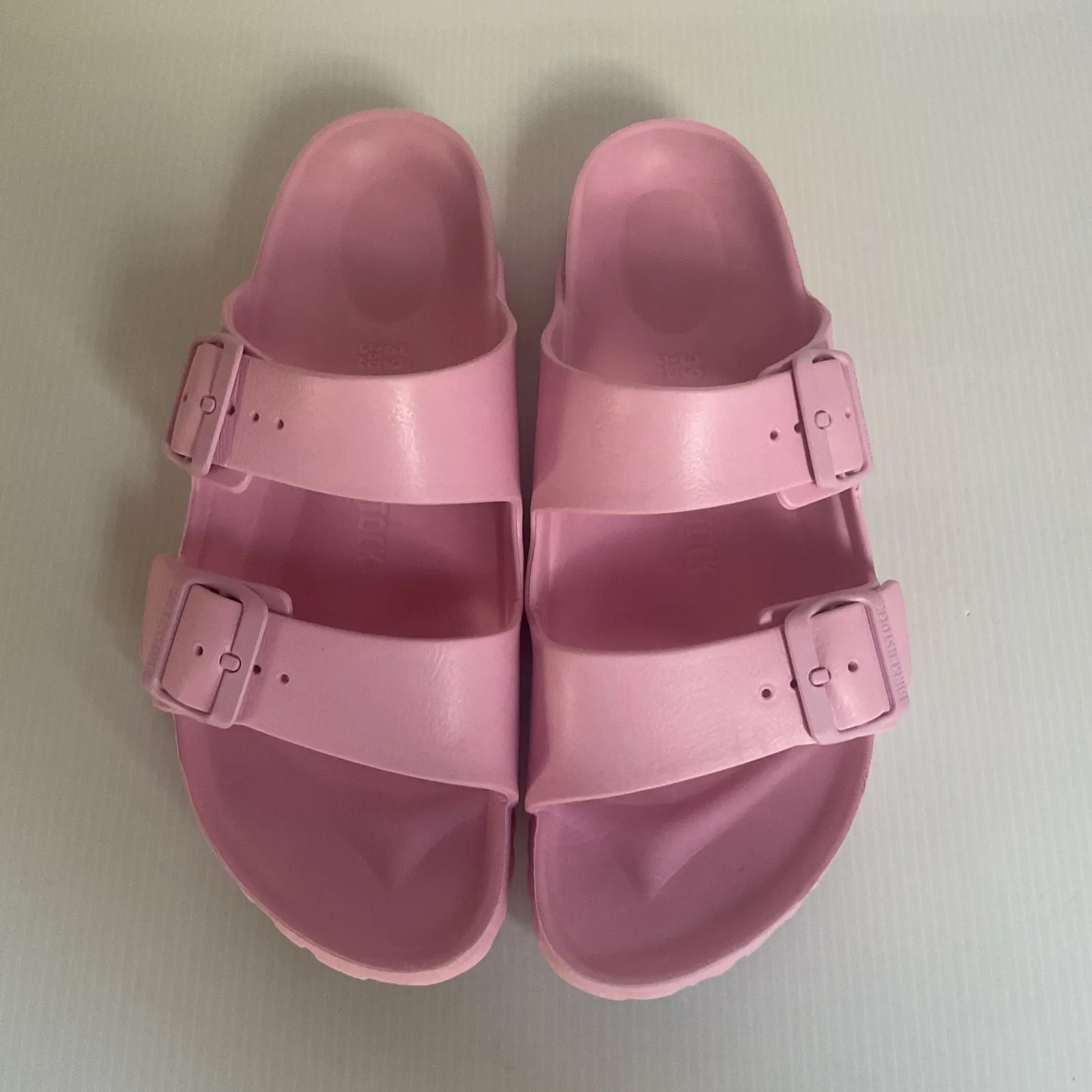 Birkenstock EVA Pink Two Strap Sandals Waterproof Comfort Unisex 39 - Image 5