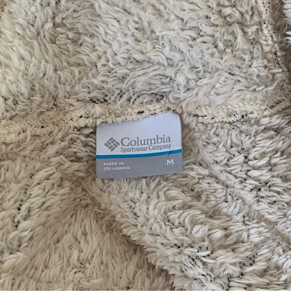 Columbia Fire Side Cozy Comfy Sherpa Shrug Hoodie Poncho M - Image 7