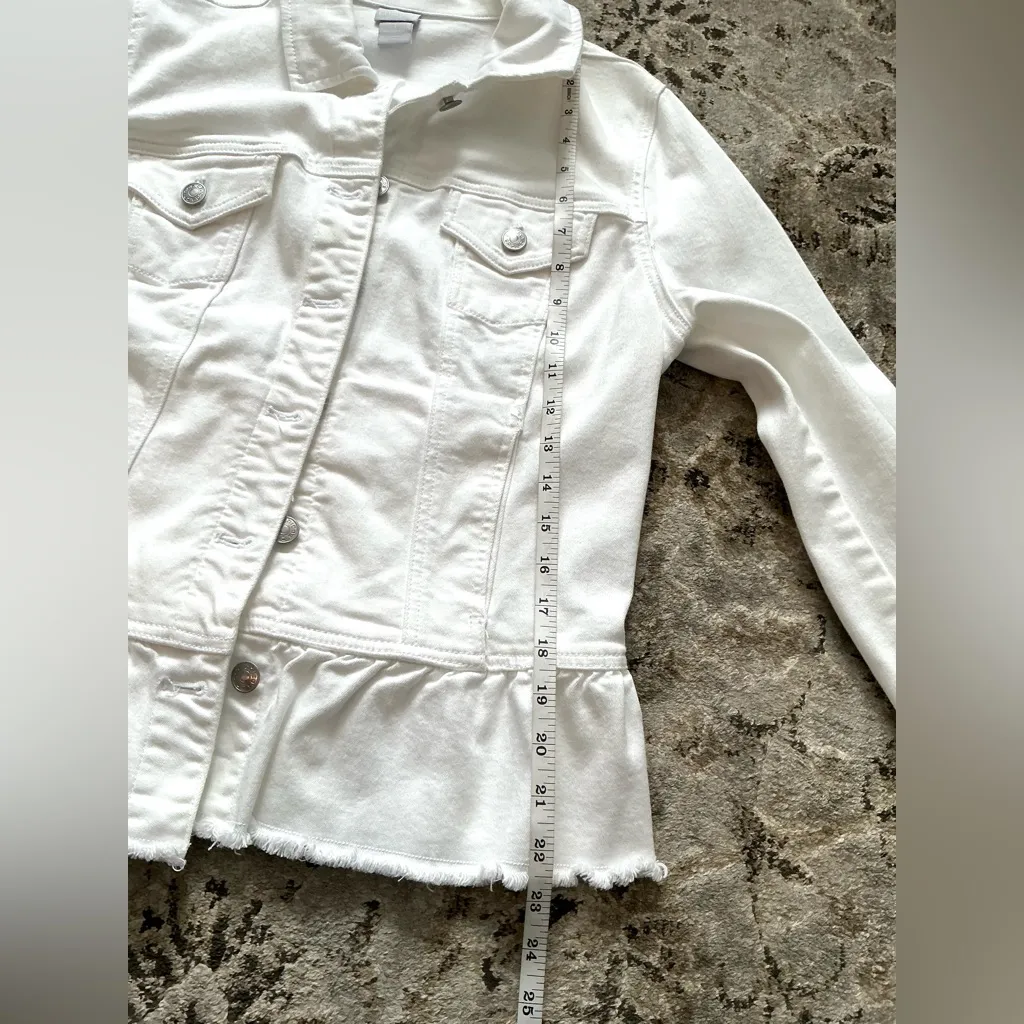 CHICO’S denim jacket🌹DRESSY🌹 - Image 8