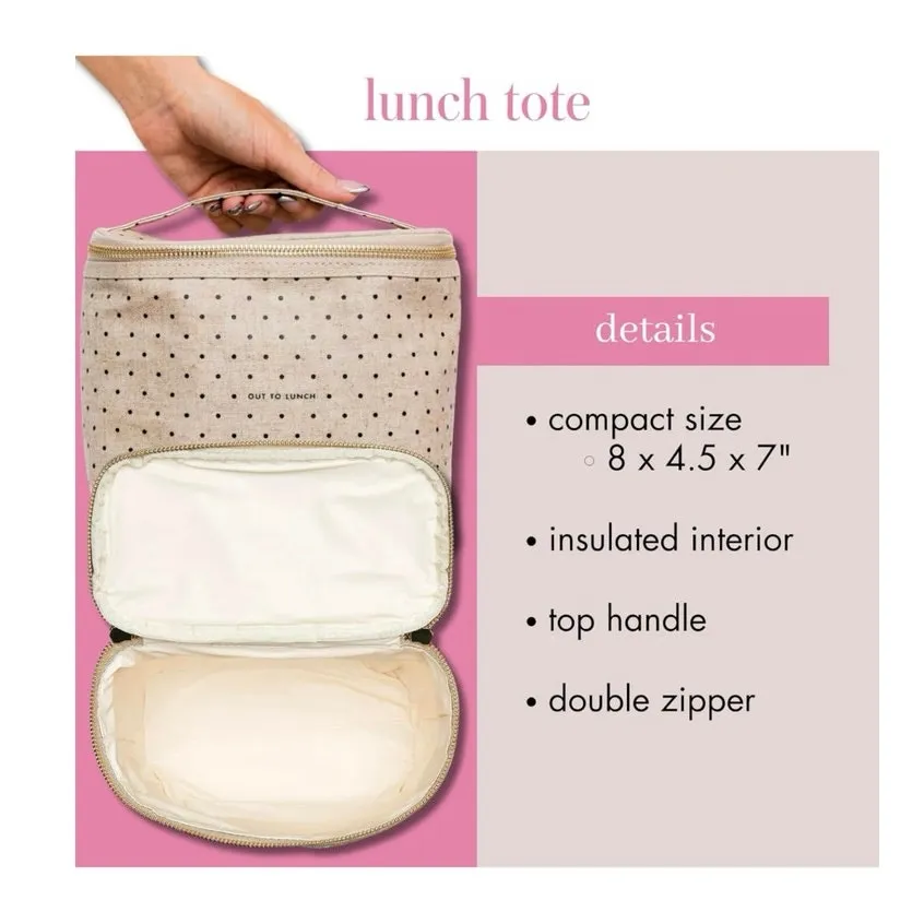 Kate Spade New York Insulated Lunch Tote, Cute Lunch Bag for Women, Compact - Image 4