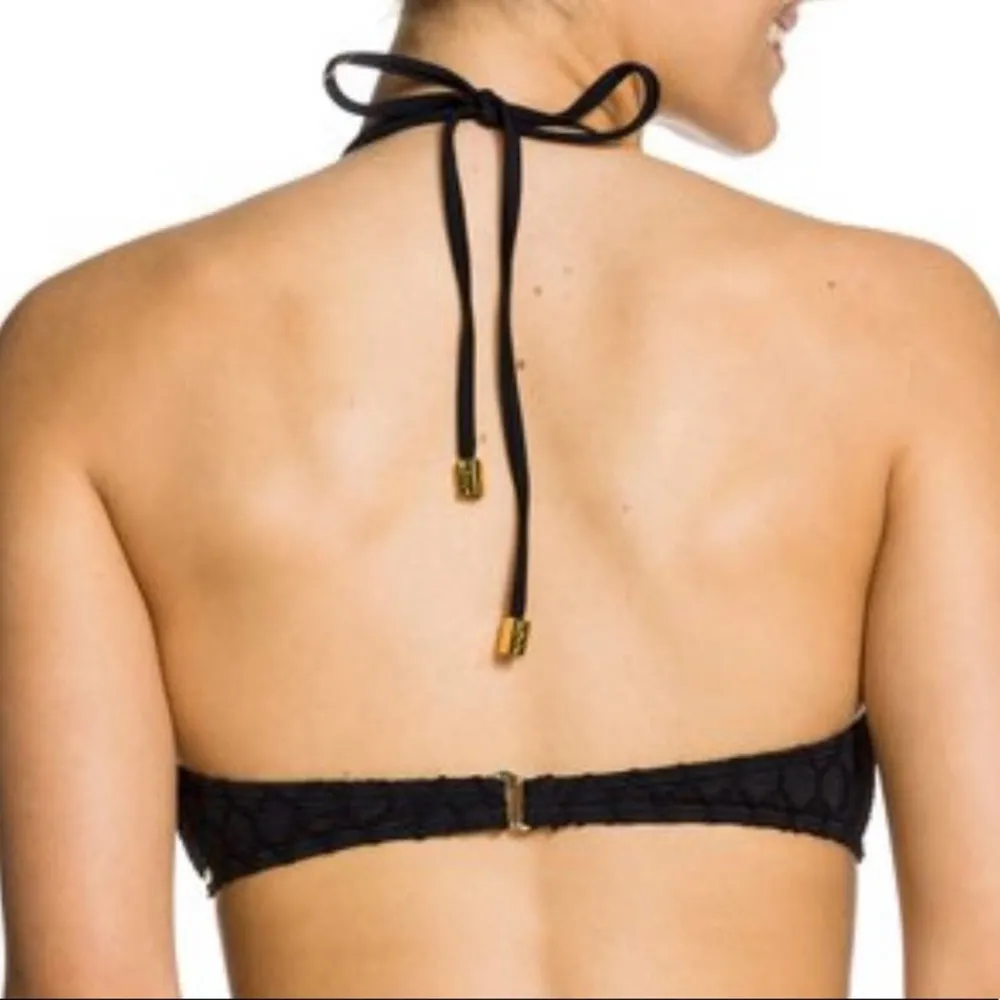 Roxy Women's Coral Moderate Cover Love Seeker Flutter Tri Bikini Swim Top sz S - Image 4