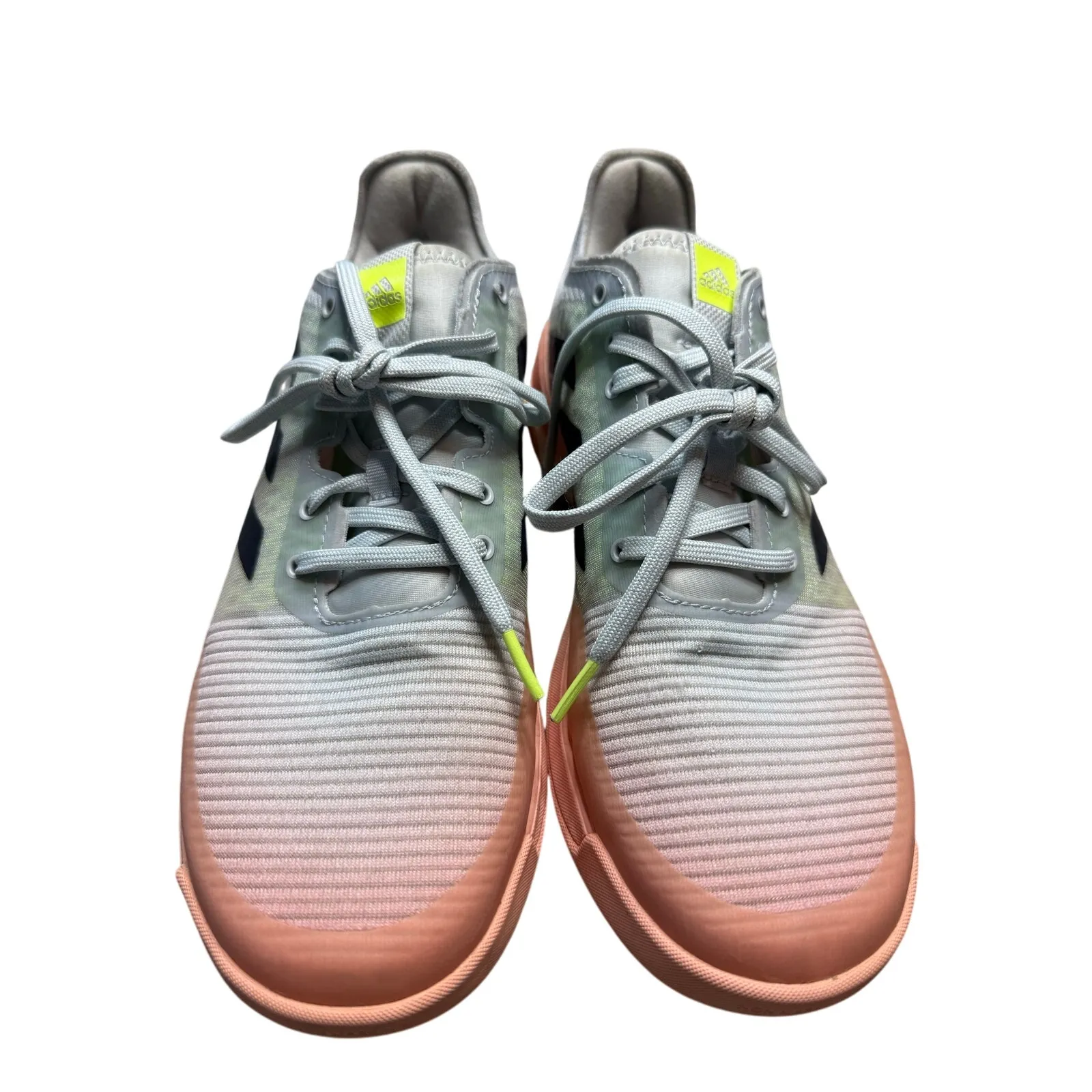 Adidas Crazyflight FX1781 Women’s 9.5 Halo Blue Pink BOOST Indoor Court Shoes - Image 2