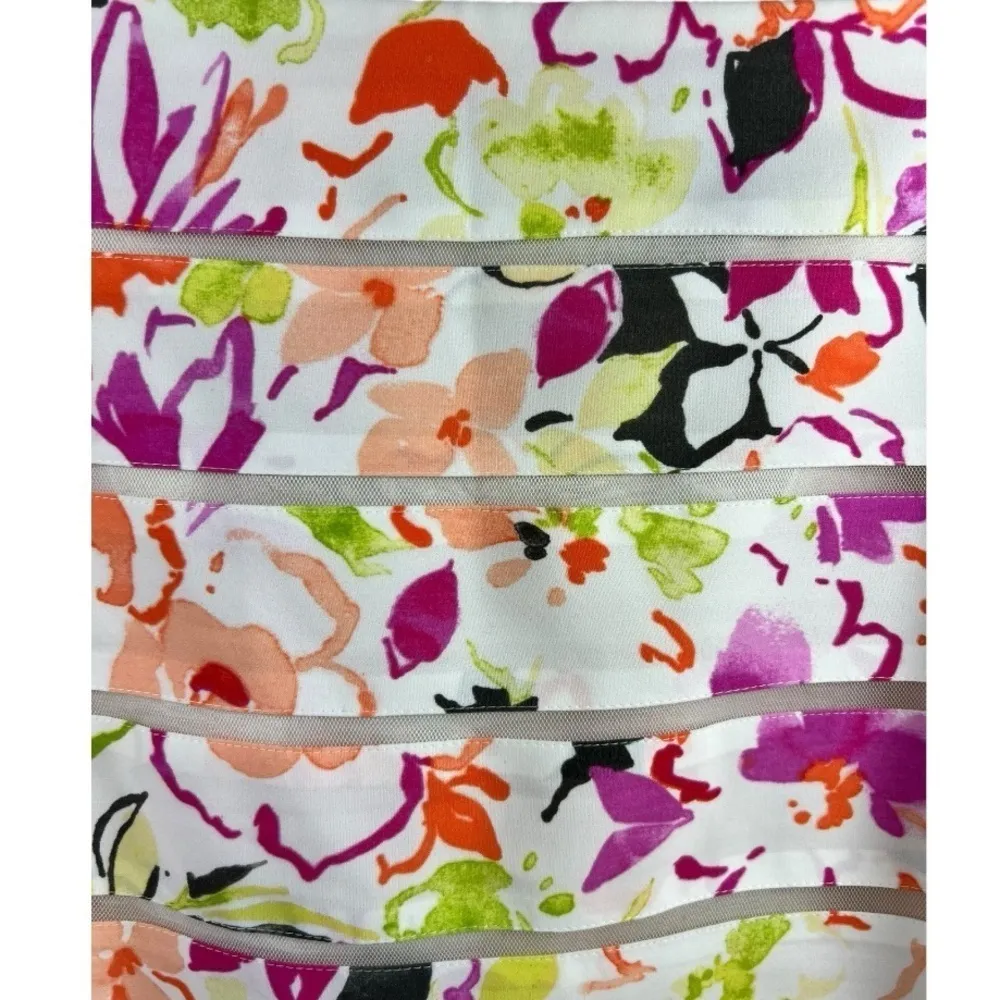 Ann Taylor Floral Pencil Skirt Size 16 Colorful‎ Feminine Career Office Casual - Image 4