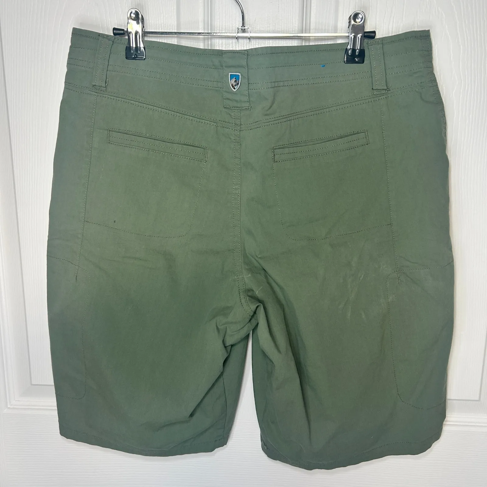 Kuhl Spire Women's Cargo Bermuda Hiking Shorts Size 12 Gorpcore 10" UPF‎ 50 - Image 2