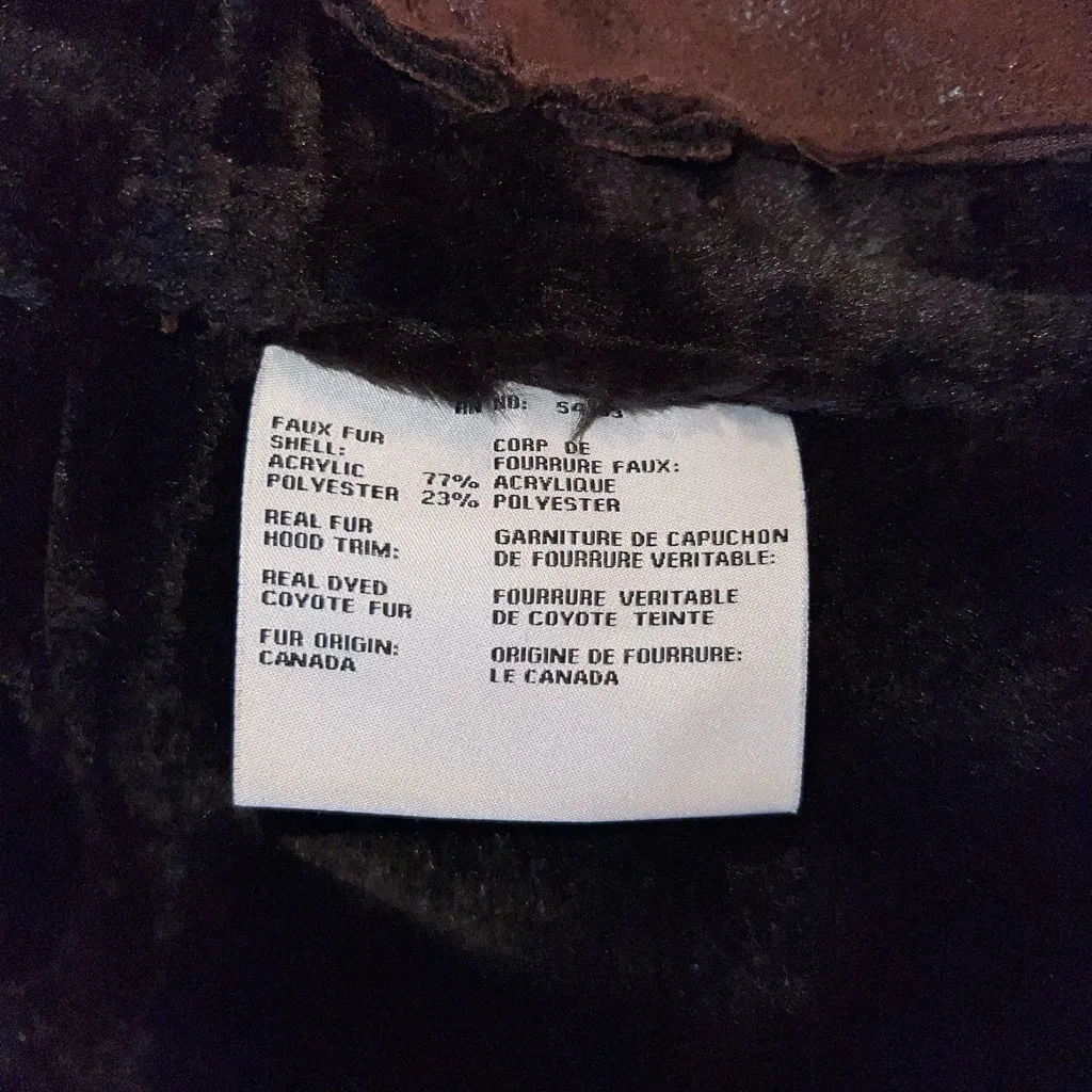 Gorgeous Marc New York Coyote Fur Trim Toggle Coat! - Image 9