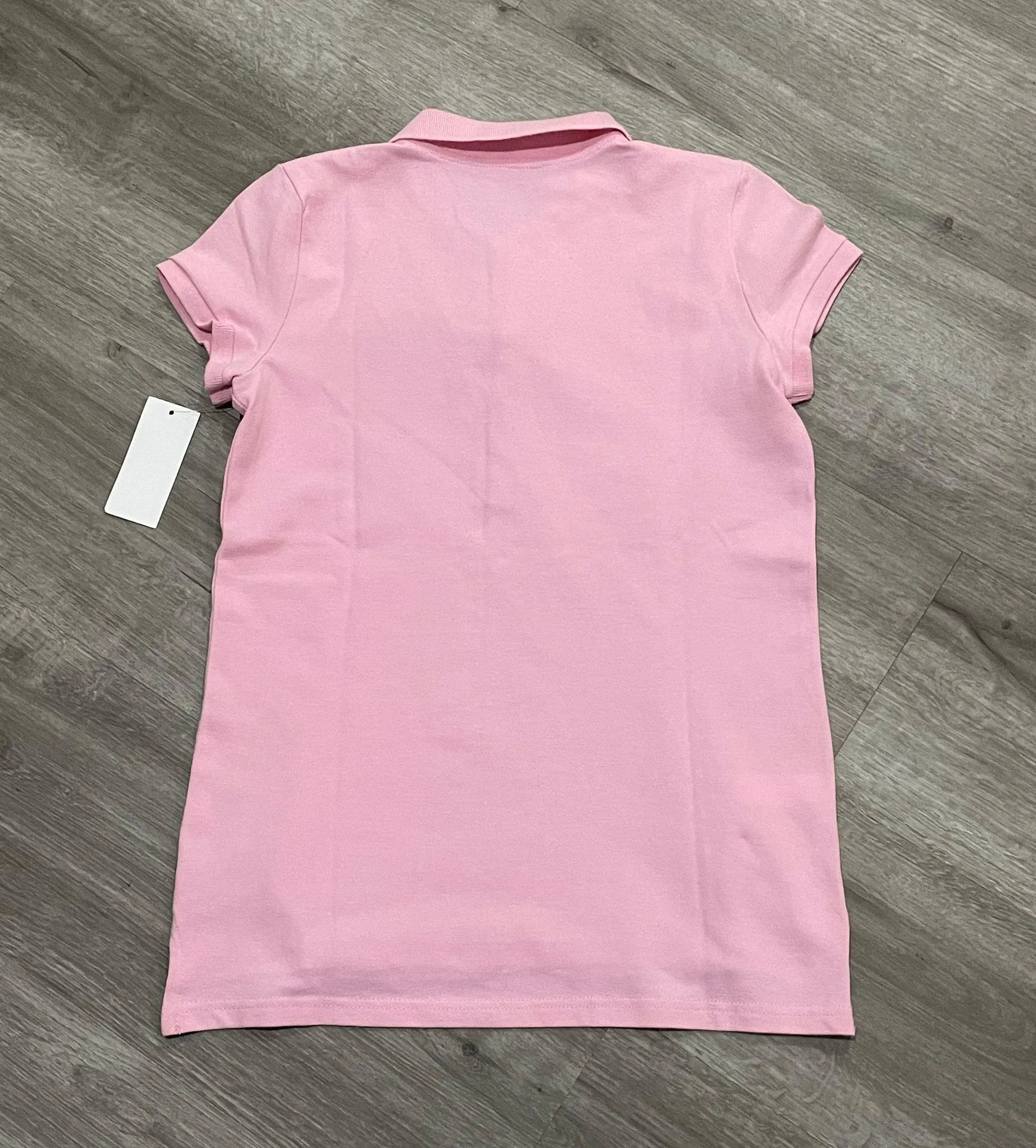 Bigs Kids Polo Pink Shirt. - Image 4