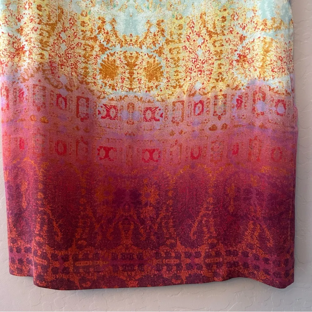 Maeve Cleome silk ombre open sleeve sheath tunic dress size XS - Image 7