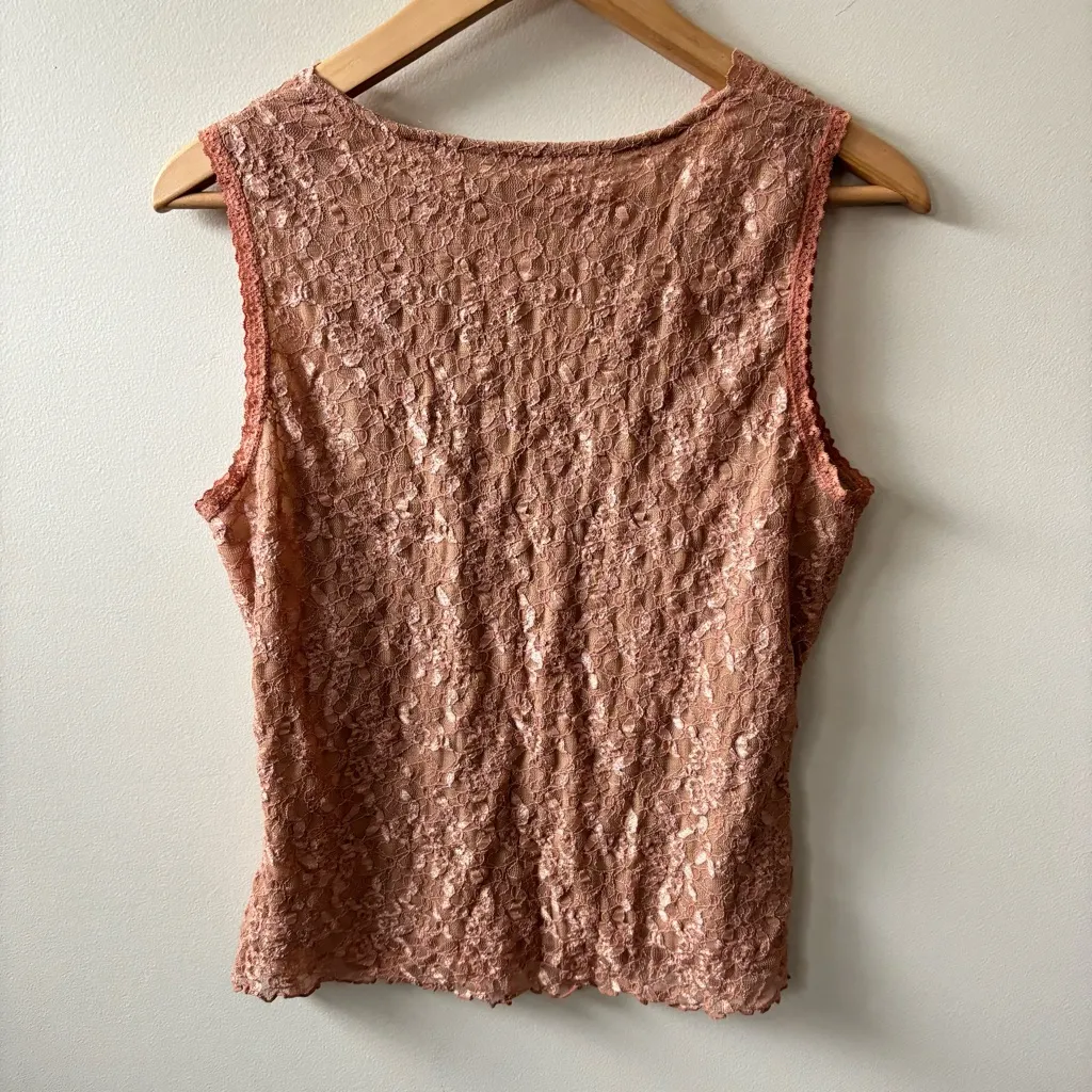 Merona Lace Sleeveless Top with Ribbon Detail - Image 5