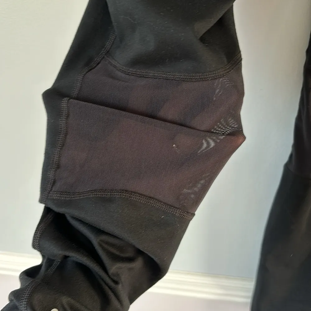 Nike Running Leggings Tight Athletic Athleisure Sz Medium Reflective Full Length - Image 9