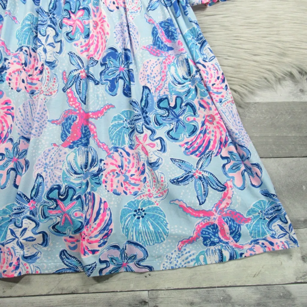 LILLY PULITZER Minka Skirted Romper in Multi Bahamas Beachcomber Women Size XL - Image 7