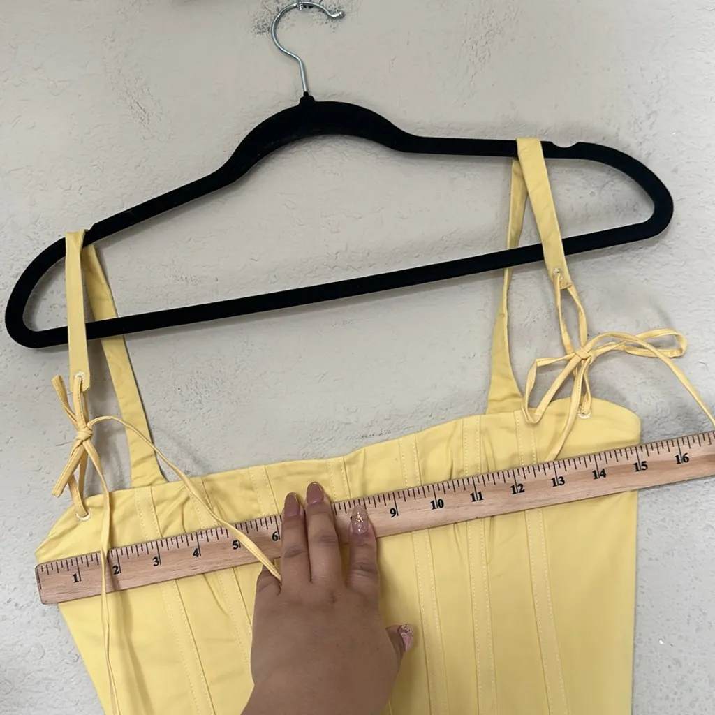 House of CB 'Clarabelle' Sunshine Cotton Midi‎ Dress NWOT size XS - Image 8