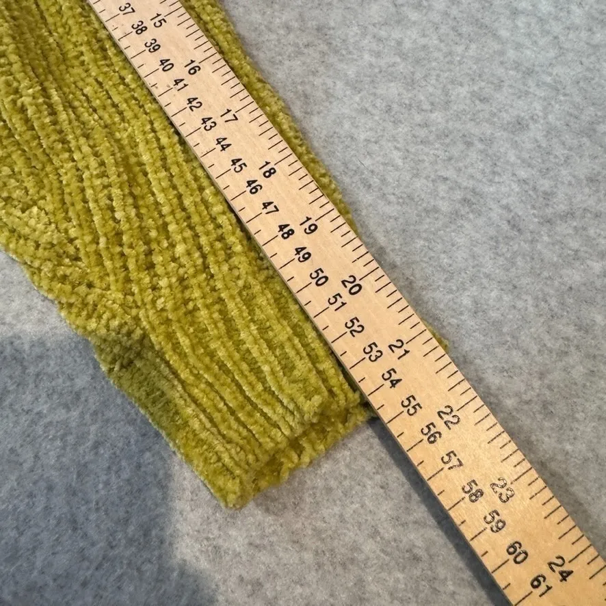 Urban Outfitters Sweater Womens Small Green Polyester Soft Chenile Halloween - Image 14