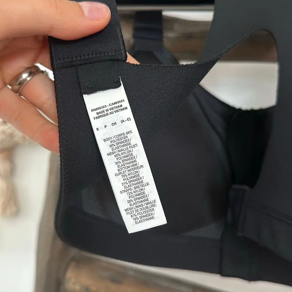 Nike Dri-FIT Alpha Womens High Support Padded Zip-Front Sports Bra Sz S (A-C) - Image 10