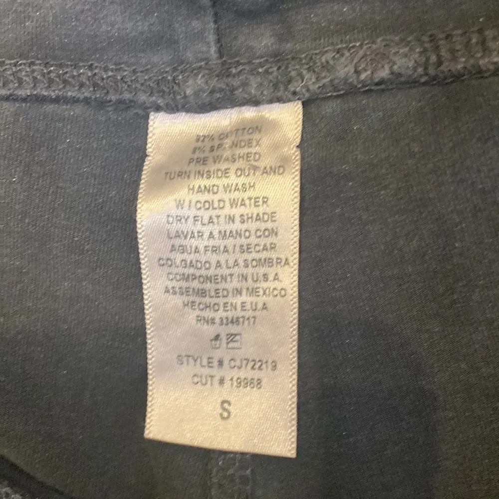 T Party Gray & White Marbled Skinny Stretchy Leggings Sz Sm Cotton Athletic - Image 6