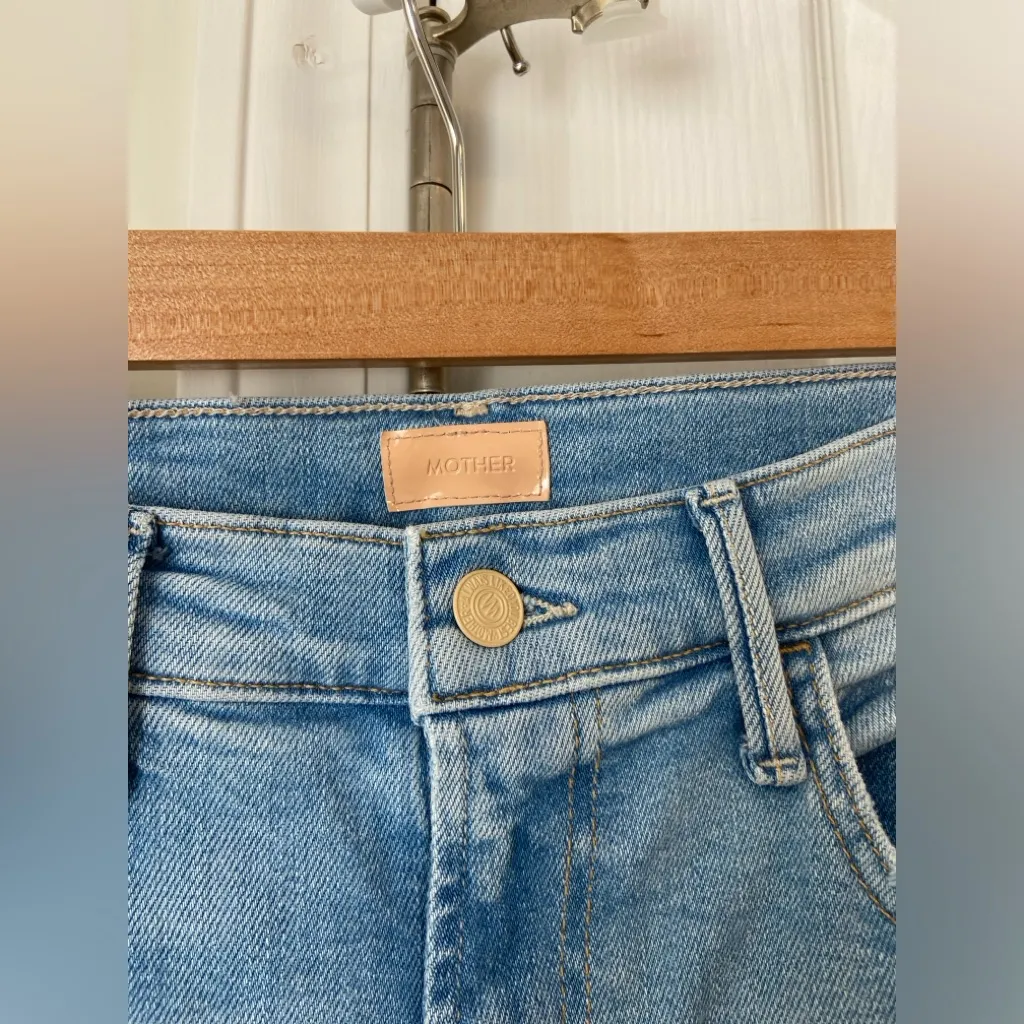 MOTHER The Hustler Ankle Fray in limited edition Size 29 Blue - Image 5