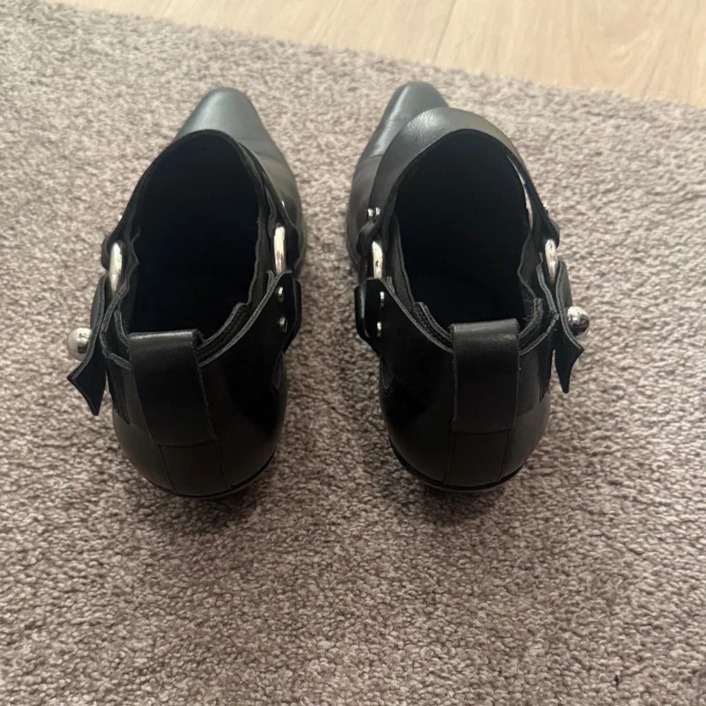 ⭐️RAG AND BONE NEW YORK BLACK LEATHER BOOTS - Image 3