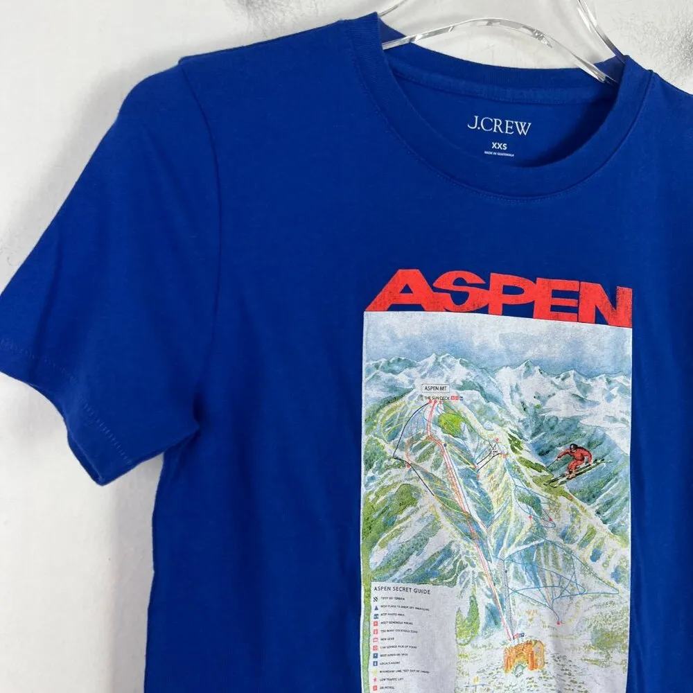 NWT J. Crew Aspen Broken-In Jersey T-Shirt Graphic Tee Short Sleeves Size XXS - Image 3