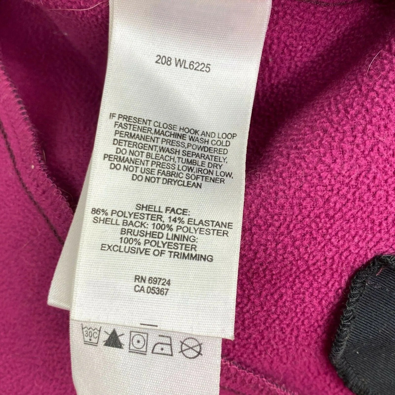 Columbia Deep Purple Titanium Full Zip Softshell Jacket Women's Size Small S - Image 6