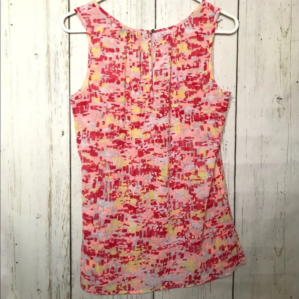 a.n.a. Floral Print Womens Sleeveless Blouse  Sz M - Image 8