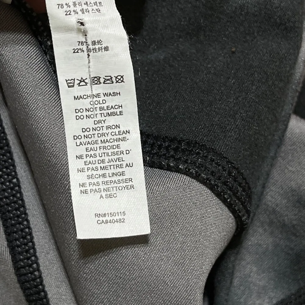 VARLEY Century Legging Mid Rise 26" Size L Black Grey Tie Dye - Image 5